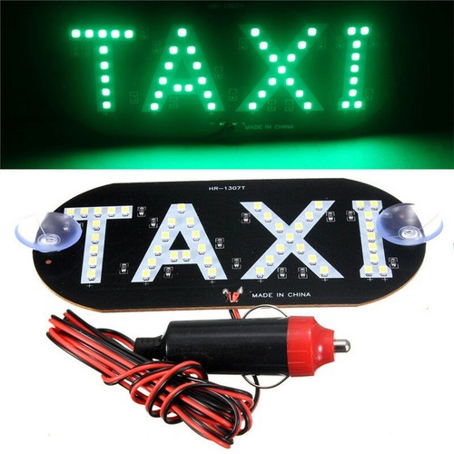 Auto green led - cab, taxi