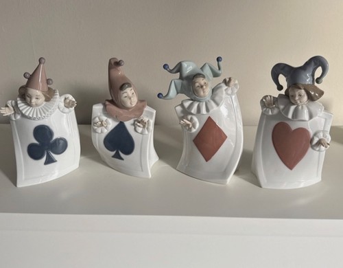 Lladro nao playing cards all - lladro/nao~4,