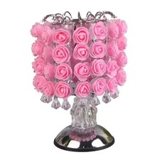 Rose Crystal Table Lamp