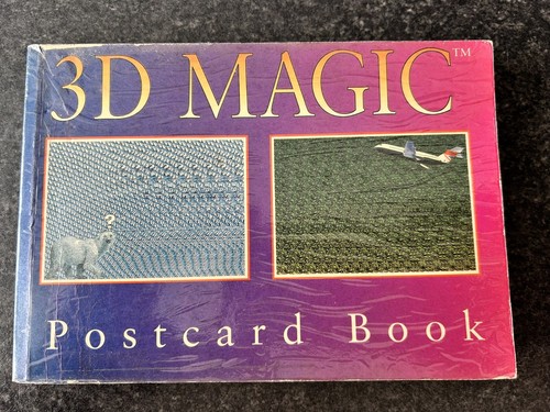 Vintage magic postcard - postcard, book