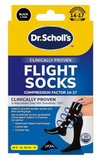 Scholl flight socks size 1 - -,