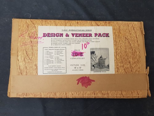 Vintage marquetry art - marquetry, kit