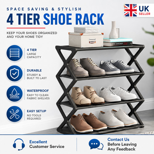 Tier shoe rack storage - 4,