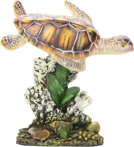 Swimming sea turtle decor - swimming,