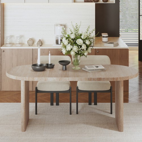 Modern extendable dining table - extendable,