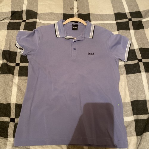 Hugo boss blue purple polo - boss,