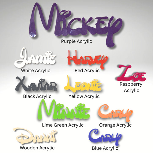 Disney personalised names - disney,