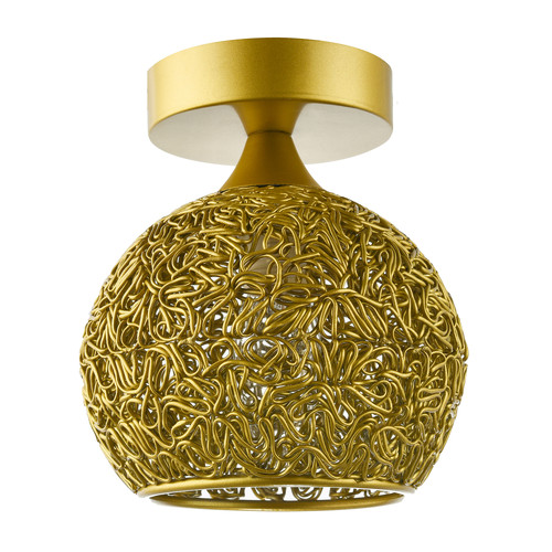Modern satin gold ceiling - modern,