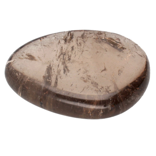 Smoky quartz disc - disc, stone