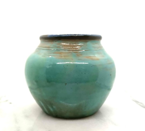 Blue green glazed - blue/green, studio