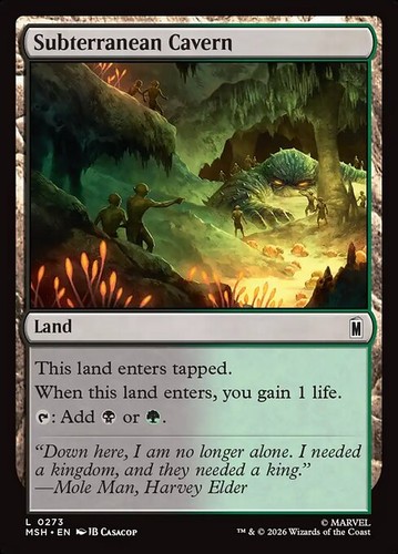 Mtg subterranean cavern - subterranean,