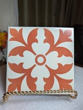Vtg 6x6 red pottery - 6x6,