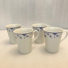Johnson Brothers Blue Denmark mug x 4
