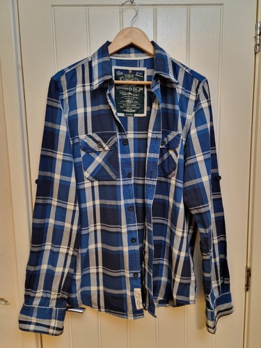 Superdry shirt mens blue - shirt,