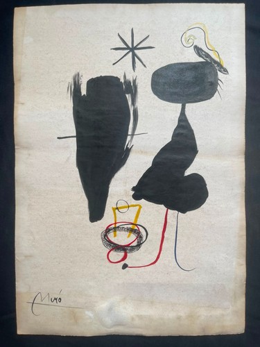 Joan miro paiting old - joan,