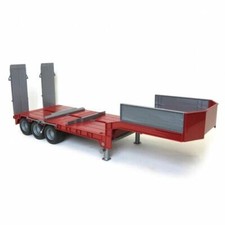 Bruder Low Loader Trailer Red
