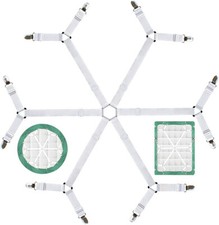 12-Clip Adjustable Bed Sheet