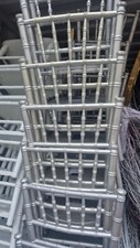 Silver Chiavari Banqueting Chair For Sale X60