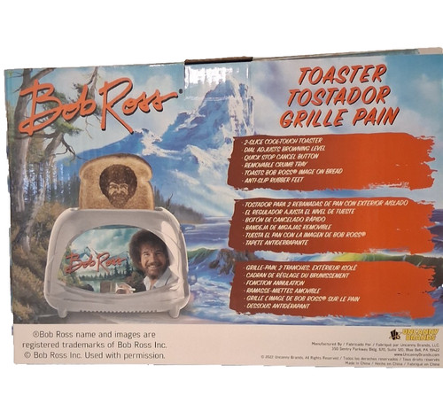 Bob ross toaster - toaster, gray