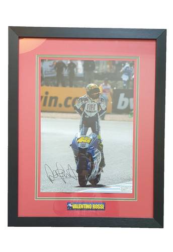 Valentino rossi signed framed - rossi,