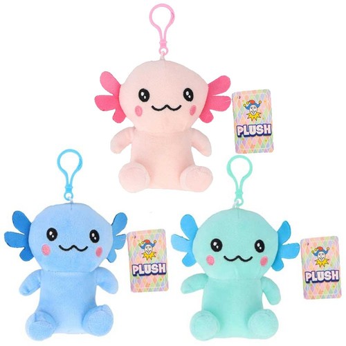 Kawaii axolotl plush bag - kawaii, charm