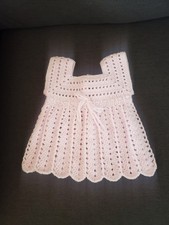 Hand made crochet baby girl