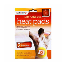 Pad Self Adhesive Heat Pads Pack Muscle Back Joint Pains Relief Instant 2 X