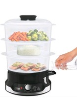 Tefal Ultracompact 3-Tier  Steam Cooker, 9L, Stackable Storage System,  