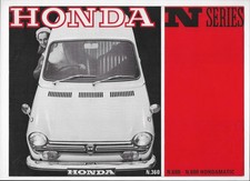 1970 Honda 'N' Series car brochure: Honda N.360 & Honda N.600 incl. Hondamatic