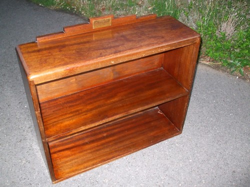 Antique art deco bookcase - deco,