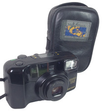 Pentax Espio 110 35mm Film Compact Camera Point and Shoot Tested NEW Battery