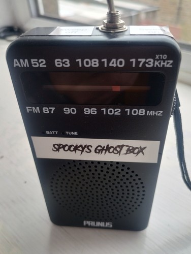 Ghost spirit box fm - box, am/fm