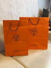 Hermes carrier bags 2 , 100% authentic