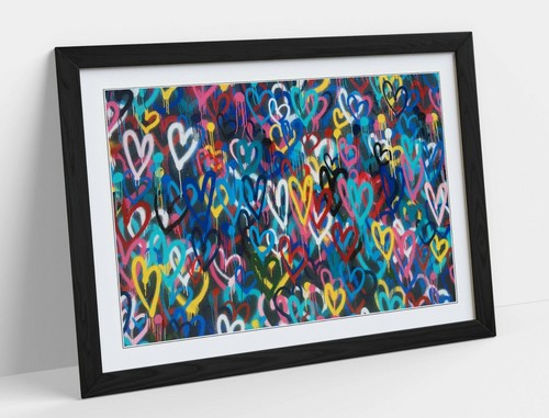 Banksy love wall art - love,