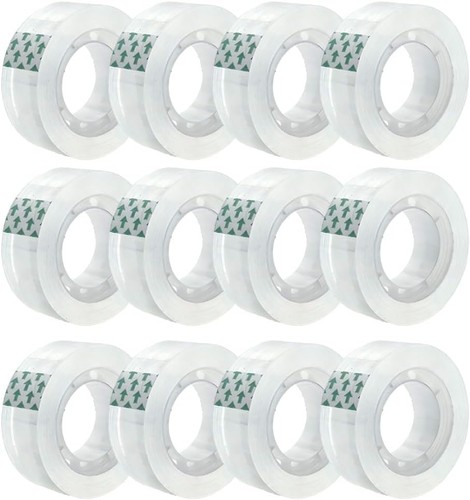 Clear transparent tape rolls - clear,