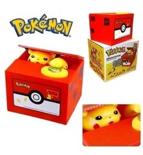 Pikachu piggy bank automatic money coin steal electronic box plastic doll Gift