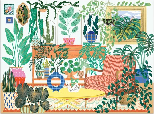 Galison houseplant haven foil - galison,