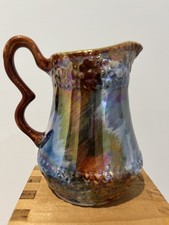 Pretty 1950s  Oldcourt Ware Jug (Vase) - Lustreware - England - 11 cm
