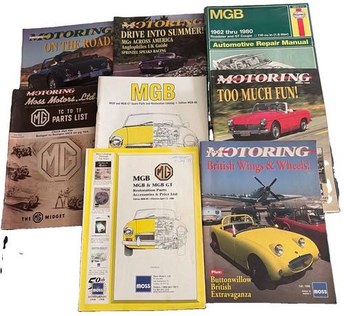 Vintage mgb mgc parts - mgc,