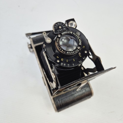 Vintage folding bellows camera - bellows,