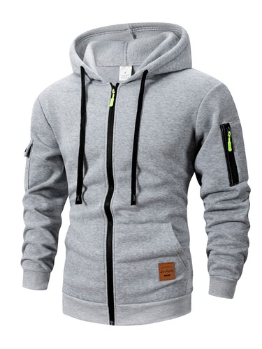 Enzo mens zip fleece - enzo,
