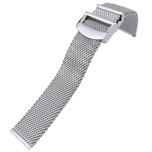 Stainless steel mesh watch - stainless,