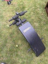 Bench Sit Up Core ABS, Black, Home Gym Exercise Equipment