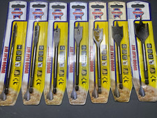 FAITHFULL TOOLS Flat Wood Drill Set Joblot 7 Metric Bits 6/10/13/19/22/25/32mm