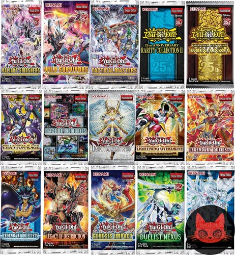 Yugioh cards booster packs - booster, new