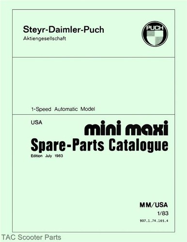Puch mini maxi moped - puch,