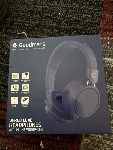 Goodmans wired luxe - wired, headphones