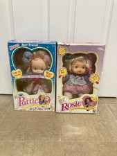 Rare dolls Rosie  And Pattie  1990s Rosie Working-Pattie needs attention 