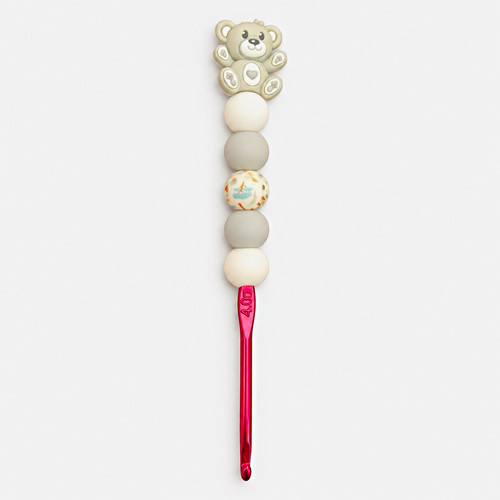 Handmade beaded crochet hook - handmade,