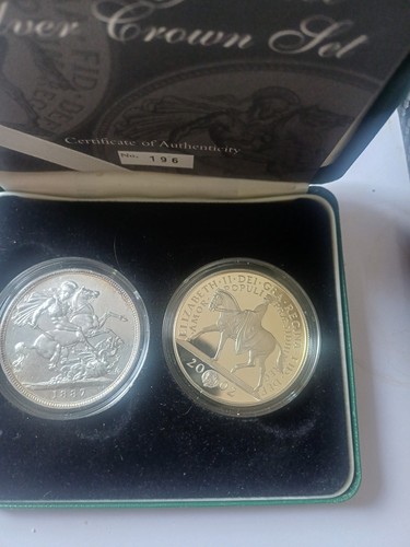 Golden jubilee silver crown - golden,